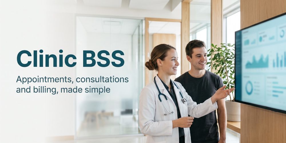 Clinic BSS: appointments, consultations and billing, made simple